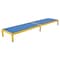 Vestil Adj. Steel Stand, 10-1/2-16-1/2 H, 24 x 96, 10.5 Overall Height, Steel, Yellow AHT-H-2496 - alternate 1